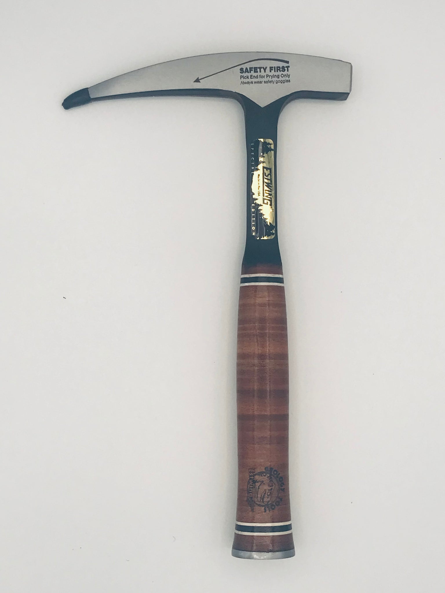 Estwing E30SE 22 oz. Leather Handled Rock Pick Hammer Special Edition –  Geo-Tools